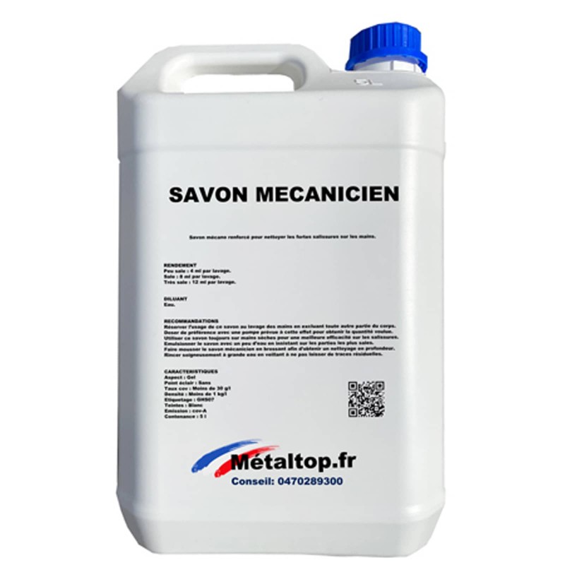 Savon mécanicien - Prix d'usine - Métaltop peinture