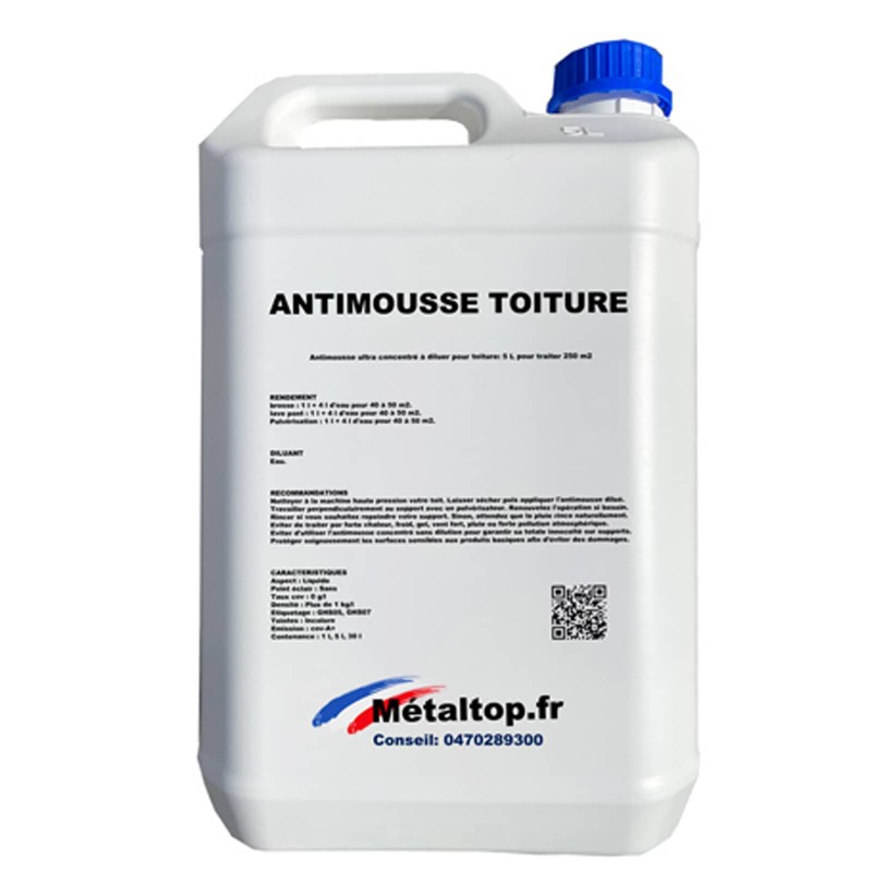 Antimousse Toiture - Prix d'usine - Métaltop peinture