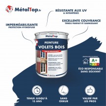 PEINTURE VOLETS BOIS