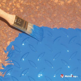 Peindre une grille rouillée avec la peinture fer rouillé