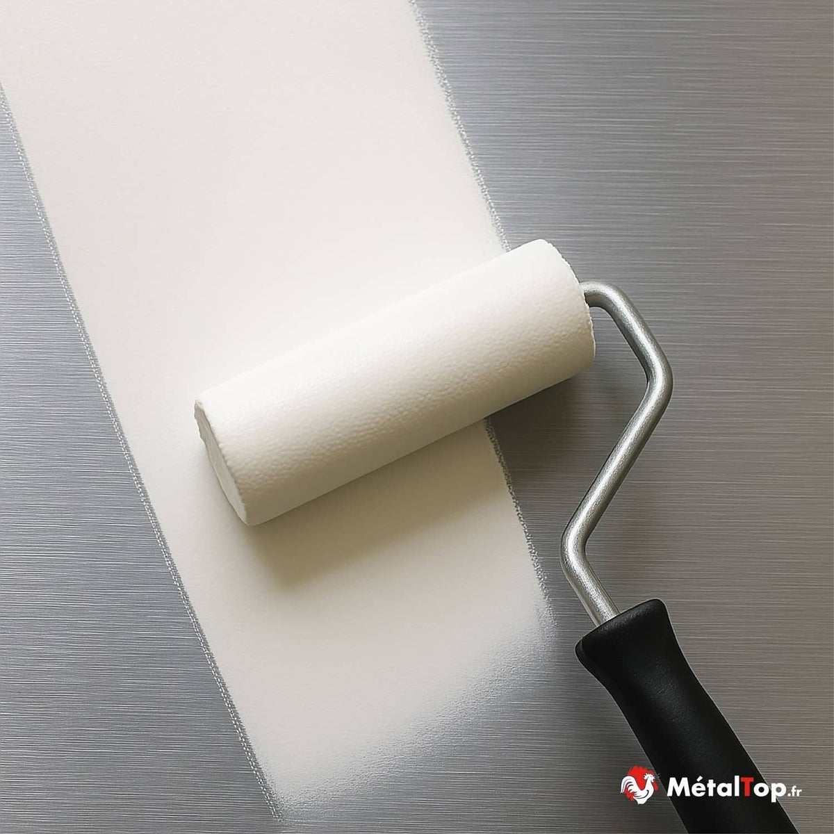 Peindre un volet en aluminium avec le wash primaire