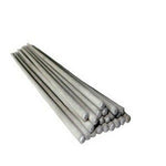 Lot de baguettes de soudure cylindriques gris argenté, disposées en diagonale