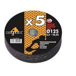 Lot de 5 disques à tronçonner Reflex Ø125 mm pour inox