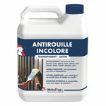 Bidon de vernis antirouille incolore transparent satin MétalTop, multisupport