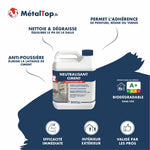 Bidon Neutralisant Ciment MétalTop anti-poussière sol, nettoie et dégraisse la dalle