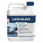 Bidon blanc de lave-glace MétalTop toute saison, jusqu'à -25°, à étiquette bleue