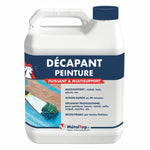 Bidon blanc de décapant peinture MétalTop, puissant et multisupport, à bouchon bleu