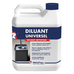 Bidon de diluant universel MétalTop, solvant nettoyeur et dégraissant multisurface
