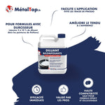 Bidon de diluant bicomposants MétalTop pour peinture et vernis
