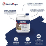 Bidon de diluant durcisseur MétalTop pour peinture et vernis, pour formules solvantées