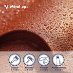 Peinture MétalTop cuivrée sur métal : brosse, rouleau, pistolet, pulvérisateur