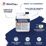 Bidon hydrofuge carreau de ciment MetalTop, protection haute pour carreaux intérieur et extérieur