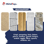 Multisupport : textures de crépi, parpaing, bois, béton, pierre et granit