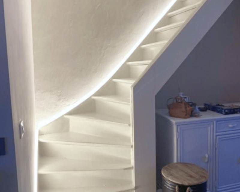 Avant : Rénovation d'un escalier
