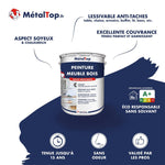 Pot de peinture meuble bois MétalTop haute résistance, finition velours et lessivable