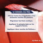 Conseils du pro pour peindre le bois : poncer, dégraisser, primaire et deux couches de finition