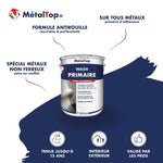 Pot de primaire d'accroche MétalTop Wash pour métaux non ferreux, forte adhérence
