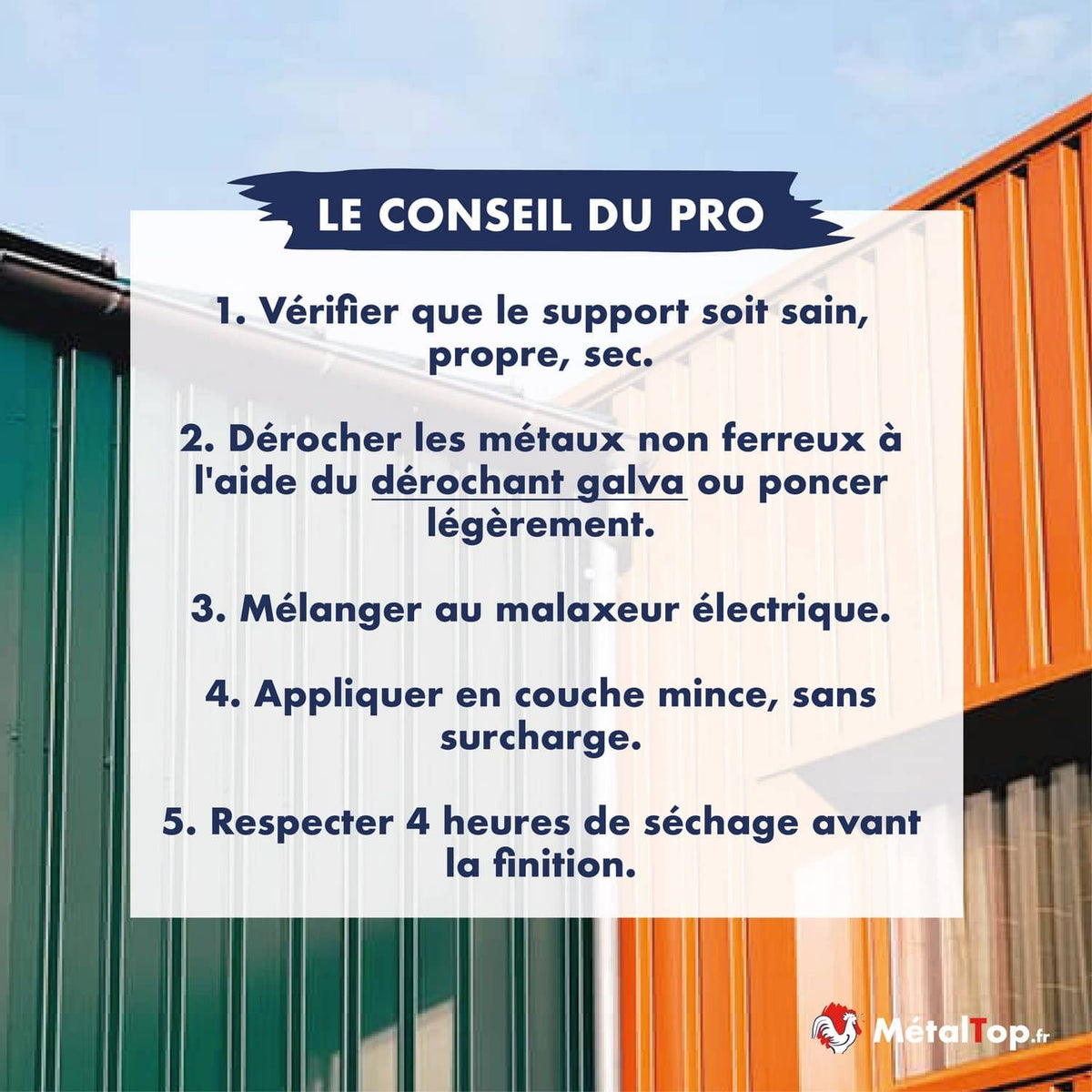 Conseils du pro pour appliquer une peinture sur métal : préparation du support, dérochage, séchage
