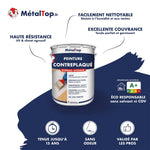 Pot de peinture contreplaqué MétalTop satinée, usage intérieur et extérieur