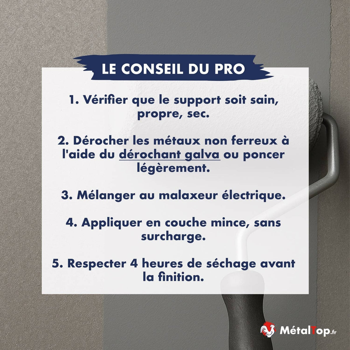 Conseils du pro : 5 étapes pour peindre un métal galvanisé, avec dérochage et séchage
