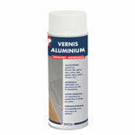 Bombe aérosol Vernis aluminium incolore antirouille MétalTop pour métaux non ferreux