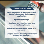 Conseil du pro : application du Dérochant Galva au pinceau sur métal galvanisé, en 2 couches