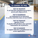 Conseils du pro : 4 tests pour préparer un sol industriel avant application de peinture