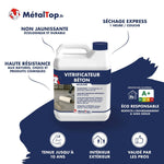 Présentation vitrificateur béton Métaltop