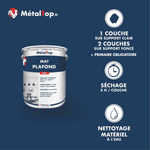 Présentation de la gamme Matplafond Métaltop avec conditionnement et conseils d’application