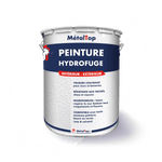 Pot de peinture hydrofuge MétalTop blanc, intérieur-extérieur, finition velours couvrant