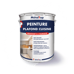 Pot de peinture plafond cuisine MétalTop, résistant à l'humidité, finition mate velours