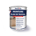 Pot de peinture MétalTop pour plan de travail haute résistance, compatible bois, pierre et béton