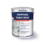 Pot de peinture MétalTop pour table en bois, haute résistance, finition velours