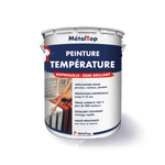 Pot de peinture température MétalTop antirouille demi brillant pour radiateurs