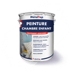 Pot de peinture MétalTop pour chambre enfant, hautement lessivable, bleu marine et blanc