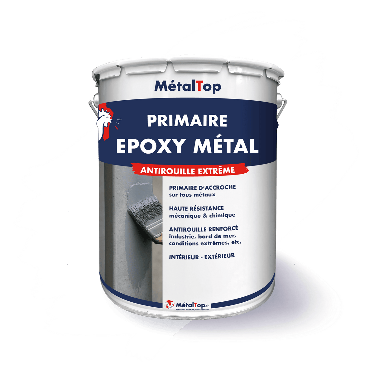 Pot de primaire époxy métal antirouille extrême MétalTop