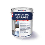 Pot de peinture MétalTop « Peinture sol garage » résistance extrême, finition brillante