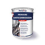 Pot de primaire anticorrosion MétalTop brillant, étiquette bleu marine et blanche